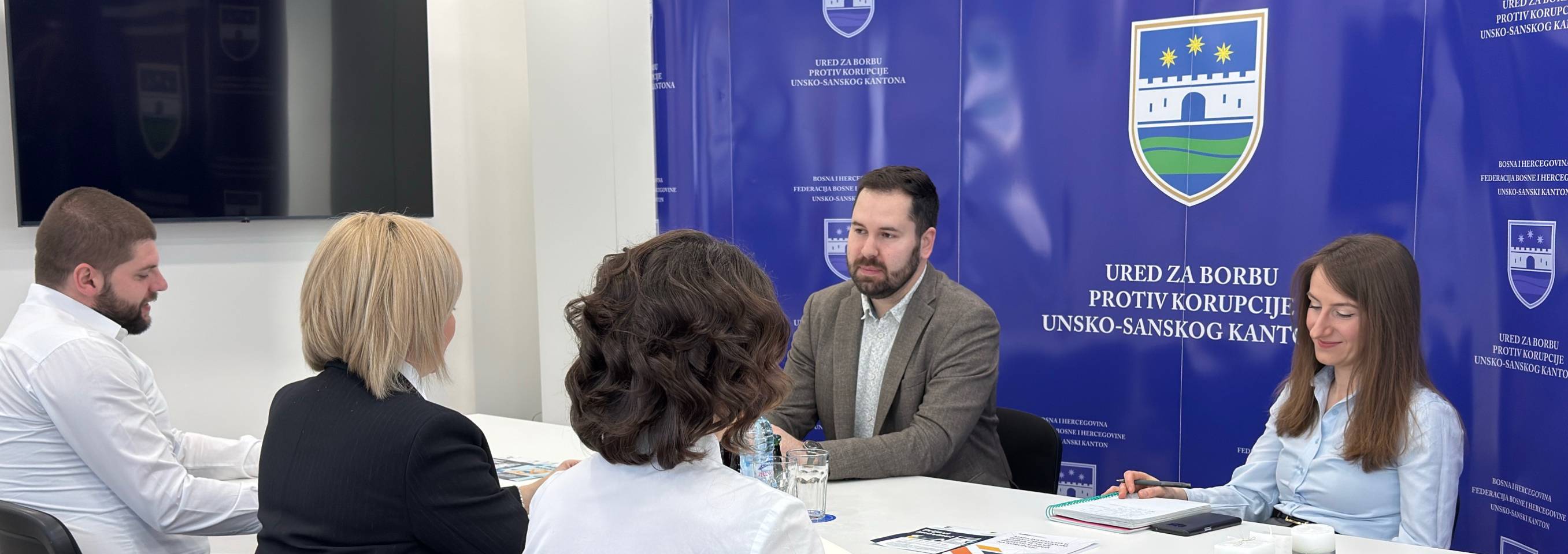 Sastanak sa Transparency International u BiH: Razmjena informacija o antikorupcijskim politikama